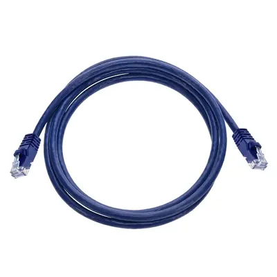 2307 Monoprice Cat6 Ethernet Patch Cable Snagless RJ45 Stranded 550MHz UTP Pure Bare Copper Wire 24AWG 7ft Purple
