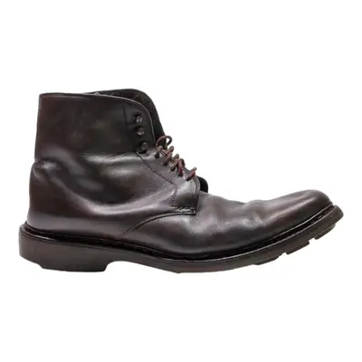 HESCHUNG Lace-Up Boots Brown Leather Mens UK 9