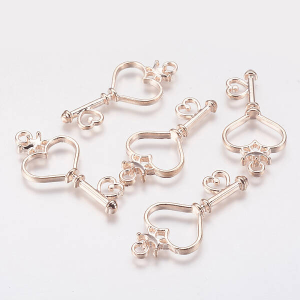 Alloy Open Back Bezel Pendants