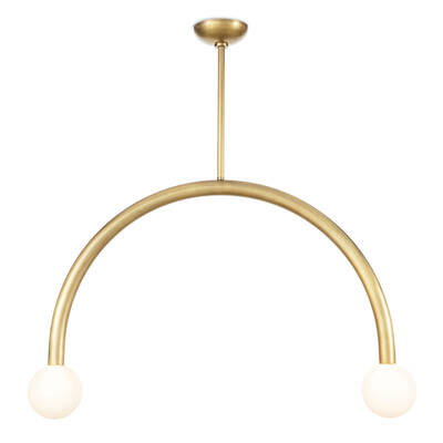 Happy Pendant Large (Natural Brass)