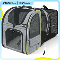 Pecute Expandable Cat Backpack with Breathable Mesh for Cats Small Dogs Puppies #cozyvibes #petlife