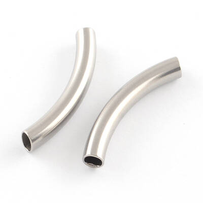 Tarnish Resistant Stainless Steel Tube Beads