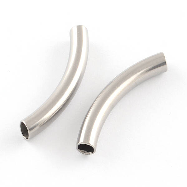 Tarnish Resistant Stainless Steel Tube Beads
