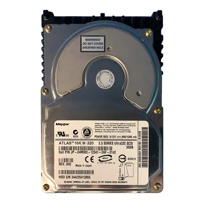 4M060 Dell 36GB Ultra-320 SCSI 10000 3.5-inch Hard Drive