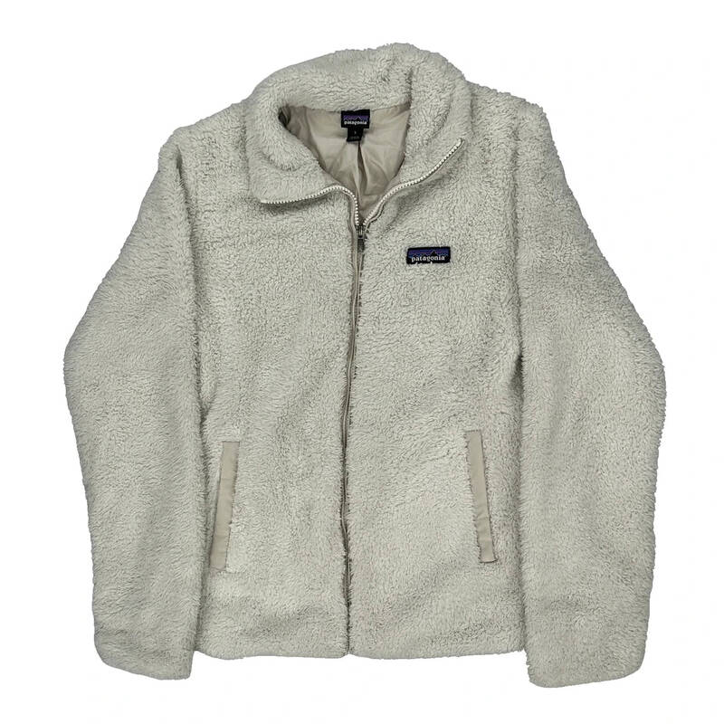 Patagonia Fleece Jacket - Small Cream Polyester | Size: small