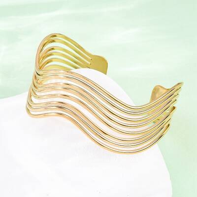 304 Stainless Steel Cuff Bangles for Women