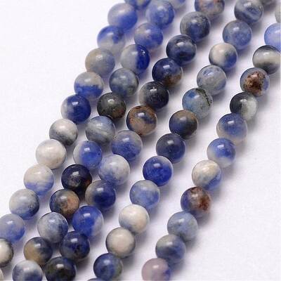 Natural Sodalite Bead Strands