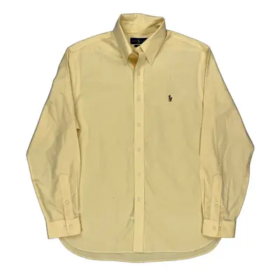 Ralph Lauren Shirt - Large Yellow Cotton