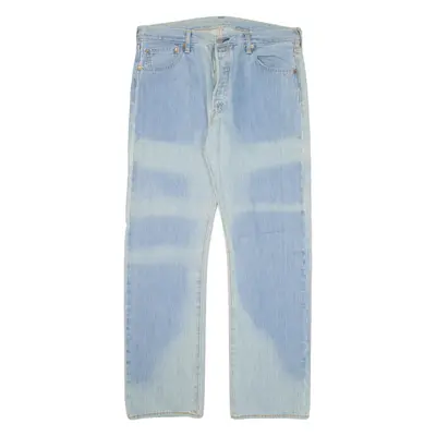 LEVI'S 501 Jeans Mens Blue Regular Straight W36 L32