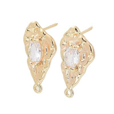 Brass Stud Earring Finding