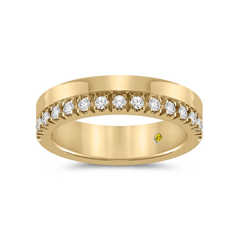 Zephyr Lab Grown Diamond Ring | 14K Yellow Gold 1/3 CT. TW.
