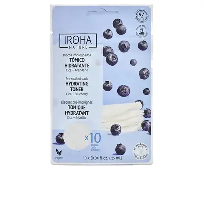 Iroha Nature Pre-Soaked Moisturizing Toner Pad 10 U