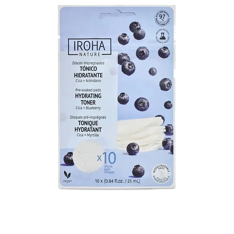Iroha Nature Pre-Soaked Moisturizing Toner Pad 10 U