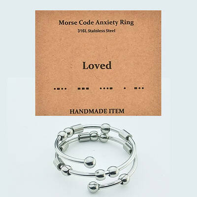 304 Stainless Steel Rotating Cuff Rings