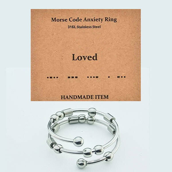 304 Stainless Steel Rotating Cuff Rings