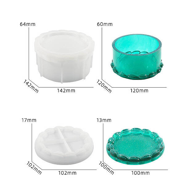 DIY Silicone Storage Molds