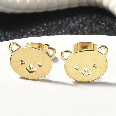 304 Stainless Steel Stud Earrings