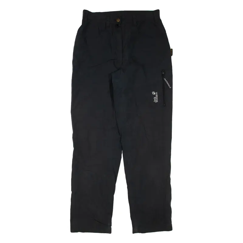 JACK WOLFSKIN Outdoor Womens Trousers Black Regular Straight W28 L32