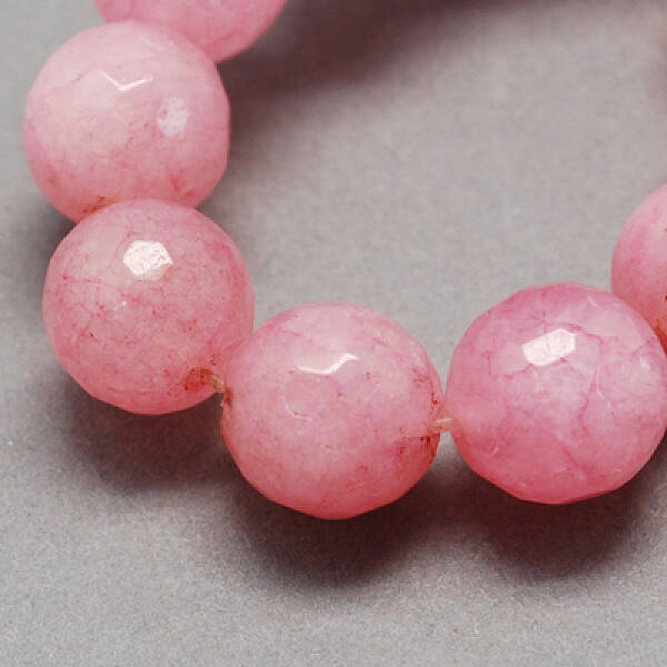 Natural White Jade Bead Strands