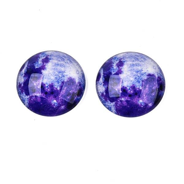 Fluorescent Glass Cabochons