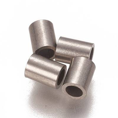 Tarnish Resistant 304 Stainless Steel Tube Beads
