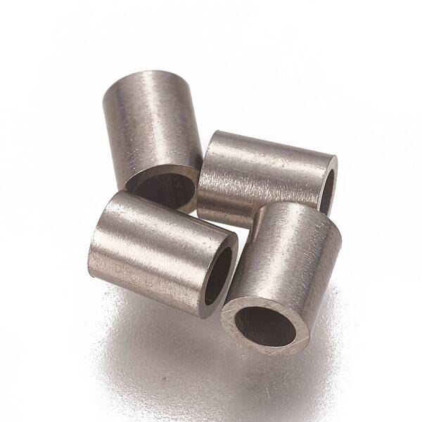 Tarnish Resistant 304 Stainless Steel Tube Beads