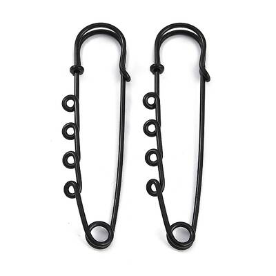 Ion Plating(IP) 304 Stainless Steel Safety Pins Brooch Findings