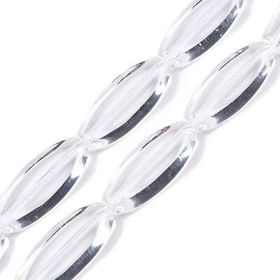 Transparent Glass Beads Strands