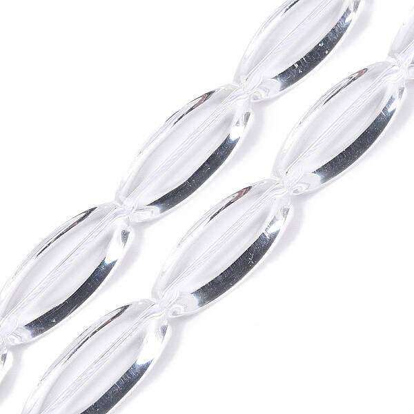 Transparent Glass Beads Strands
