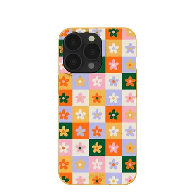 Honey Flower Tiles iPhone 13 Pro Case