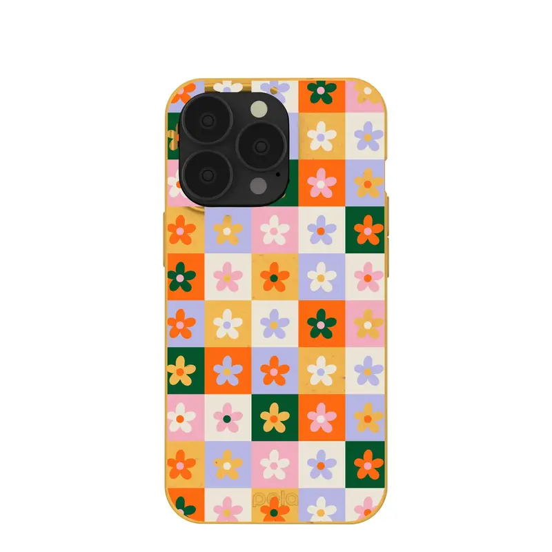 Honey Flower Tiles iPhone 13 Pro Case