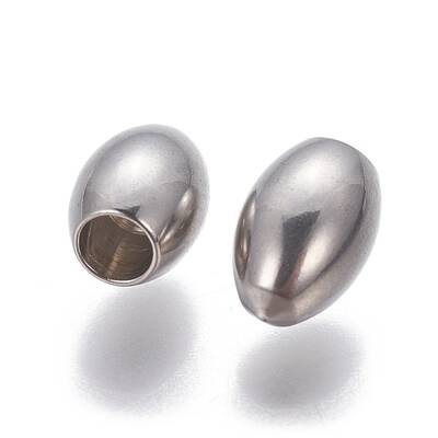 Tarnish Resistant 201 Stainless Steel Cord Ends