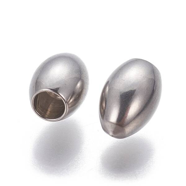 Tarnish Resistant 201 Stainless Steel Cord Ends