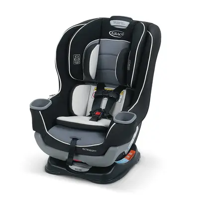 Graco Extend2Fit 2-in-1 Convertible Car Seat (Gotham)