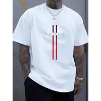 Men's Paris Graphic Print Cotton T-Shirt - Soft Round Neck, Slightly Stretchy Street Style, Breathable All-Season Casual Tee,...