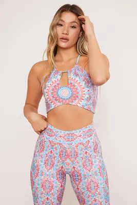 Amalfi Keyhole Top | Size: XS | Print: Amalfi | Style: Reversible