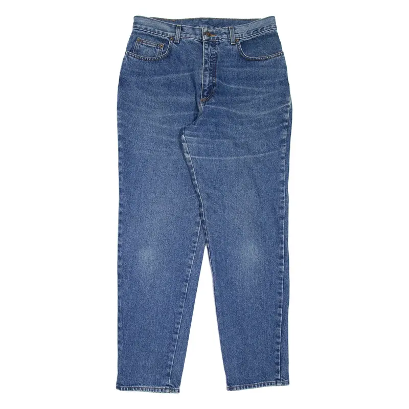 LEE COOPER Womens Jeans Blue Regular Mom Stone Wash W33 L29