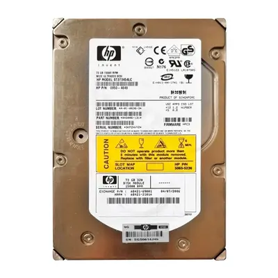 AB421-2101A HP 72.8GB Ultra-320 SCSI 15000 3.5-inch Hard Drive