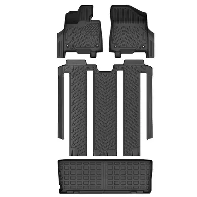 YITAMOTOR® Floor Mats For 2021-2025 Toyota Sienna 7 Seats All Weather Waterproof Liner 4pcs