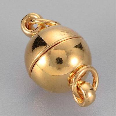 Brass Magnetic Clasps with Loops