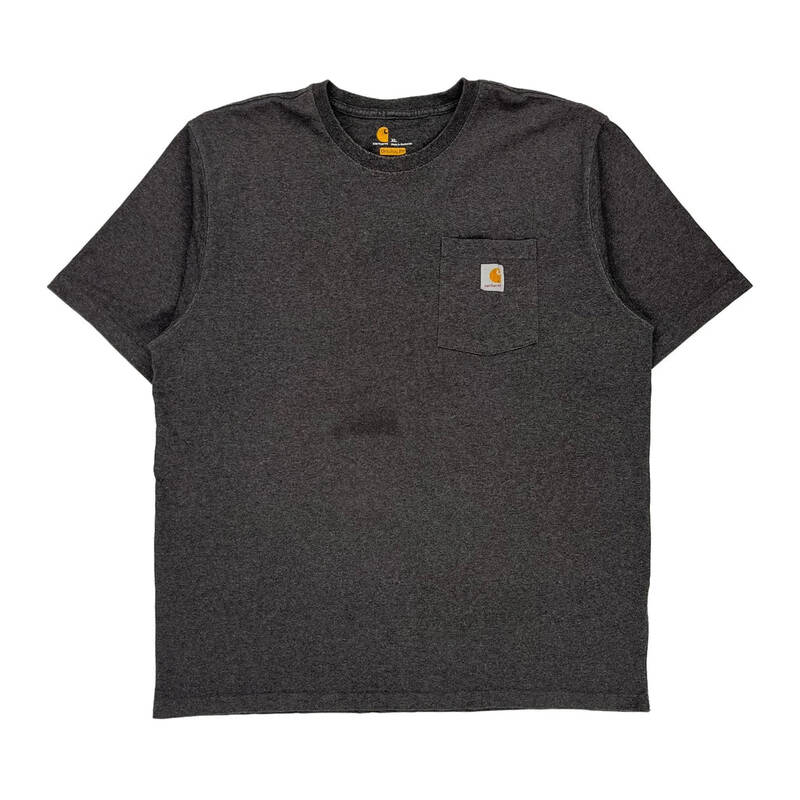 Carhartt T-Shirt - XL Grey Cotton Blend