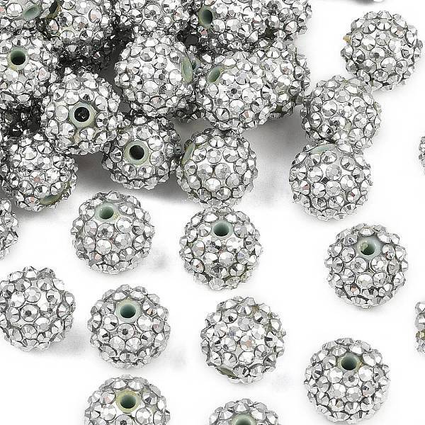 Resin Rhinestone Beads