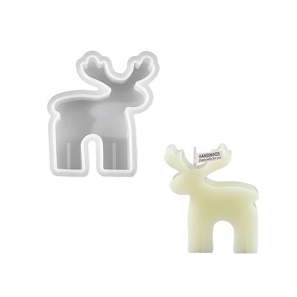 Christmas Theme DIY Silicone Candle Molds