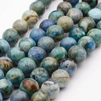 Natural Variscite Bead Strands