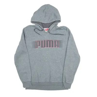 PUMA Hoodie Grey Pullover Mens S