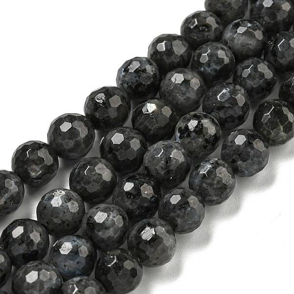 Natural Larvikite Beads Strands