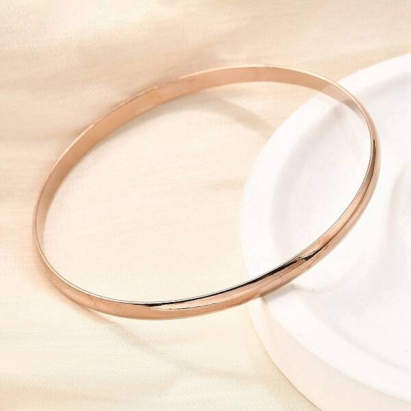 304 Stainless Steel Plain Bangles for Women