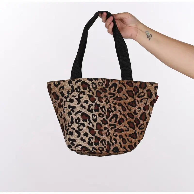 Valeria Jeans Animal print Shoulder Bag - No Size Brown Canvas