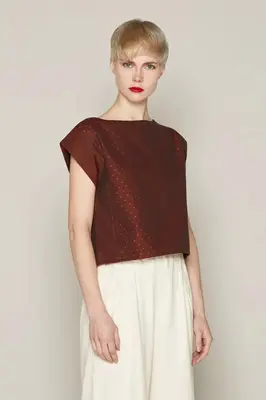 Viva Top (Burgundy) | size: XS