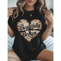 Women's Casual Crewneck T-Shirt with \